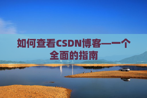 如何查看CSDN博客—一个全面的指南